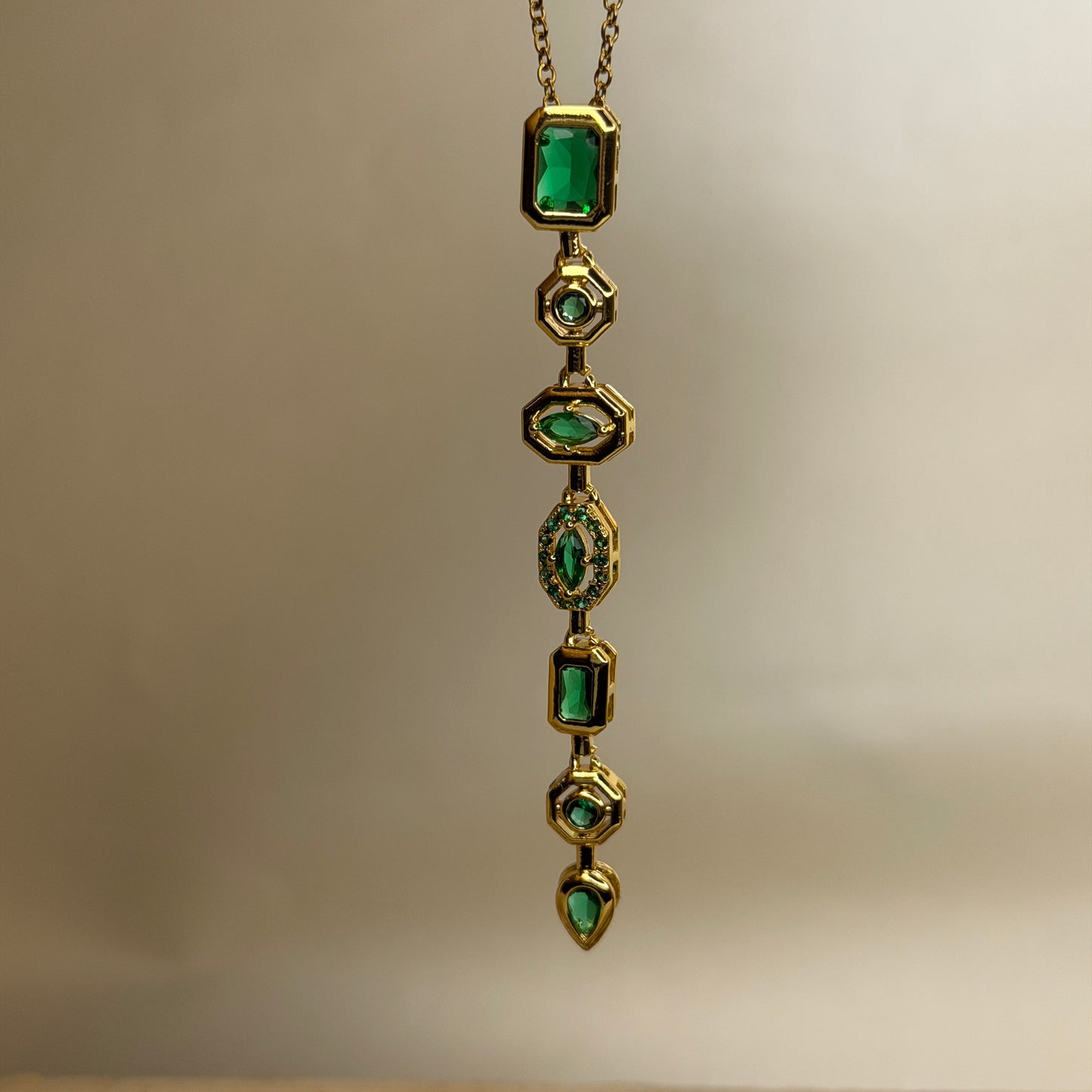 Candy Frost Emerald Necklace