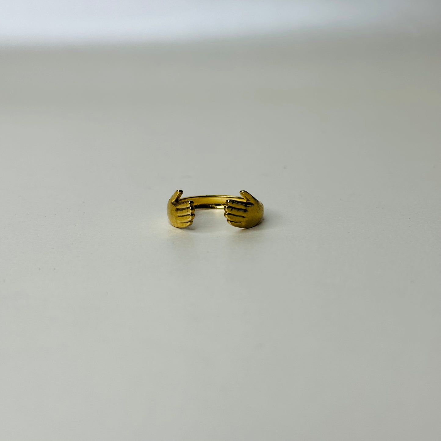 Hug Hands | 18K Gold-Plated Ring