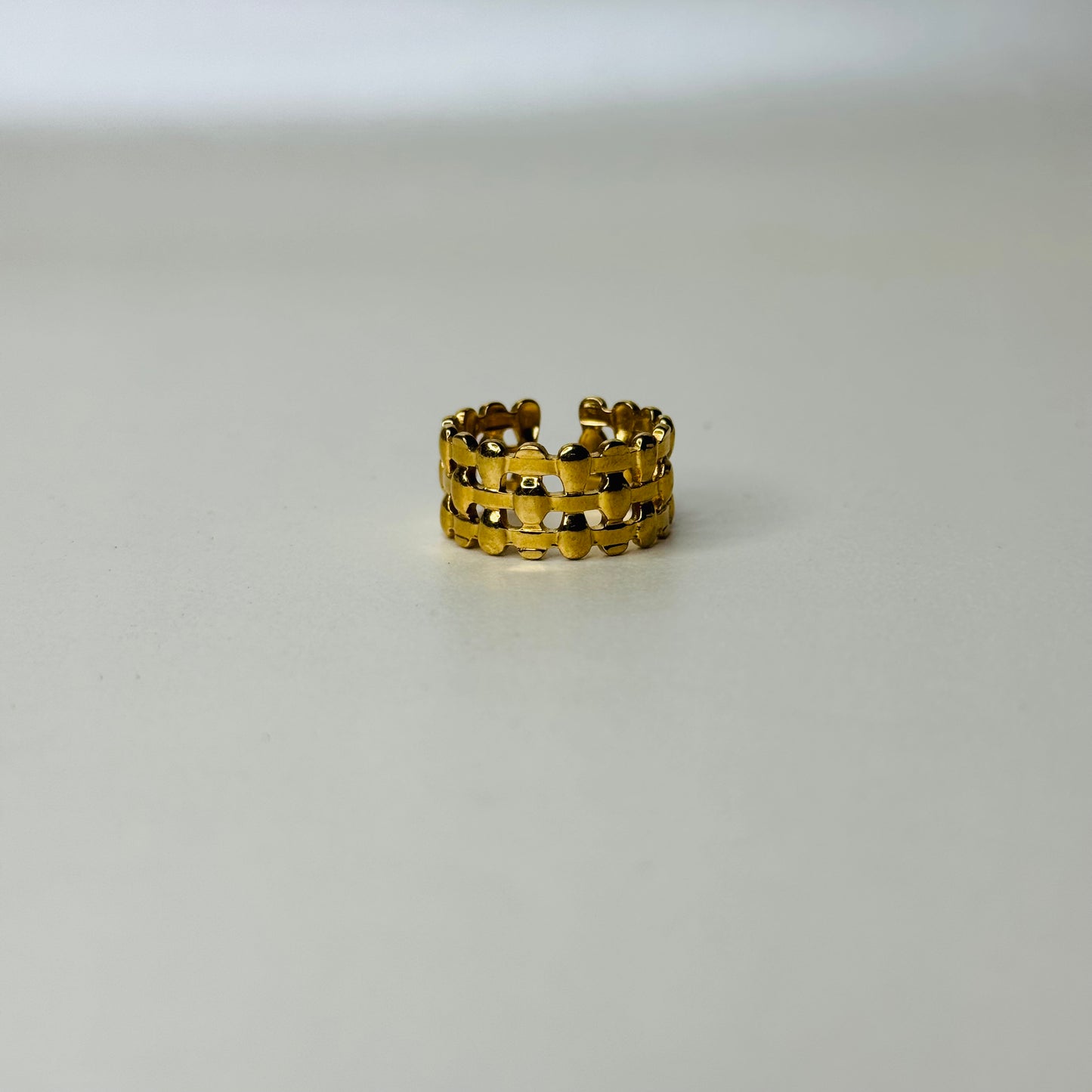 Mesh | 18K Gold-Plated Ring
