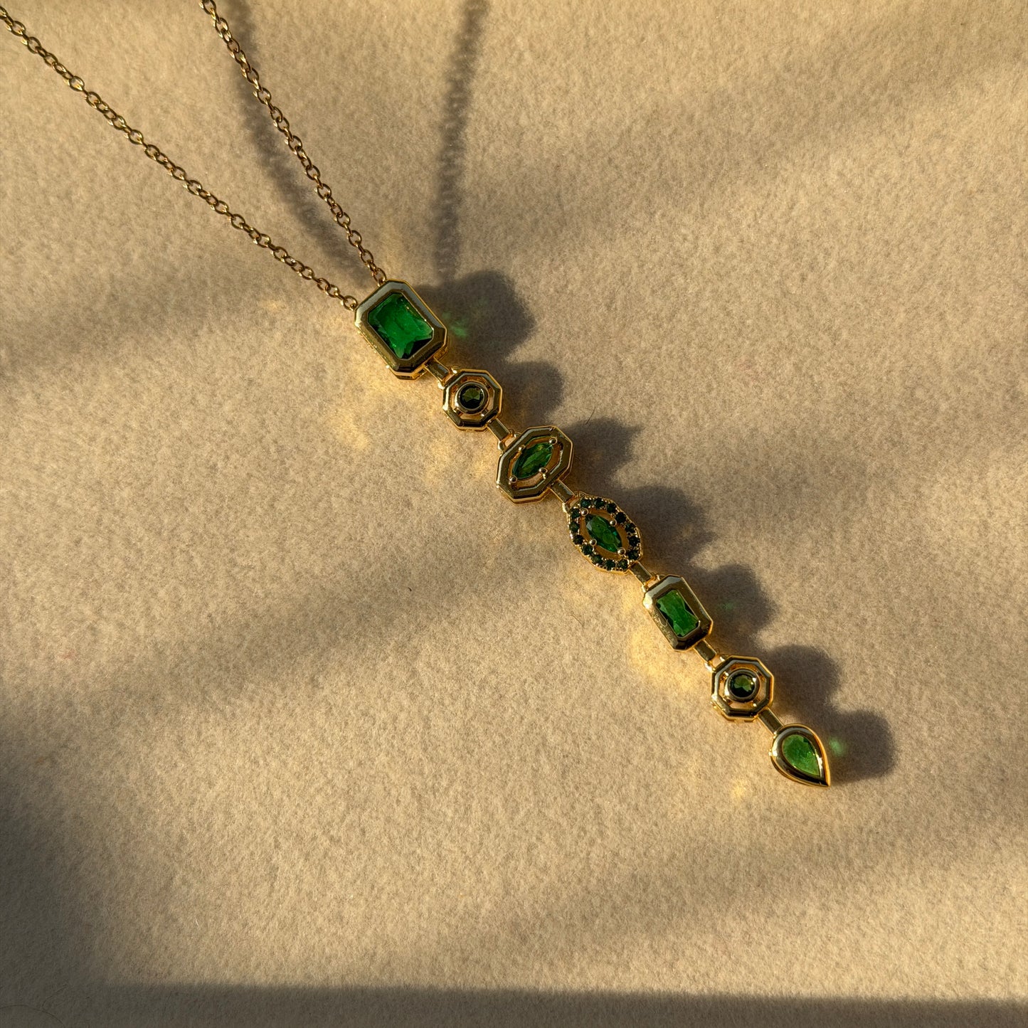 Candy Frost Emerald Necklace