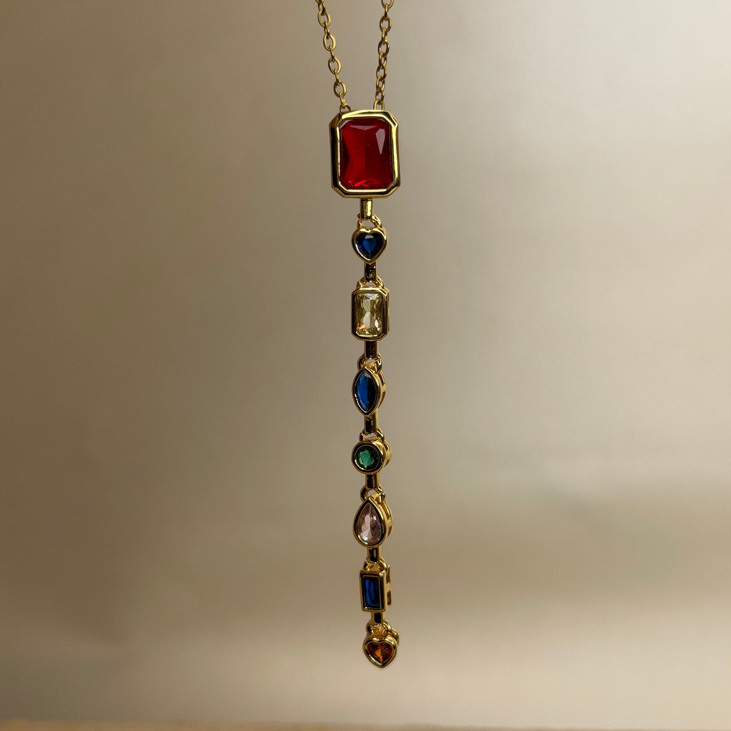 Candy Frost Ruby Necklace