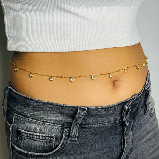 Chandrika Waistchain | 18K Gold-Plated